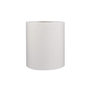 Maples White Maxi Roll Tissue: Embossed 600 GSM 2 Ply - Pack of 6 Rolls. - Image 1
