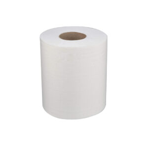 Maples White Maxi Roll Tissue: Embossed 600 GSM 2 Ply - Pack of 6 Rolls. - Image 2