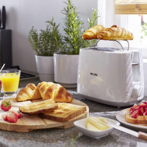 Philips Daily Toaster - 800W, Cool Wall, Removable Crumb Tray, Defrost & Reheat, Cancel Button. - Image 4