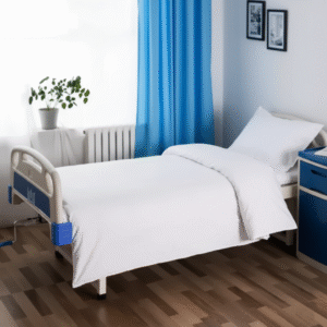 Maples Hospital Pure White Polycotton Duvet Cover in Thread Counts options 144-300 & Various Sizes for Ultimate Comfort. - Image 1