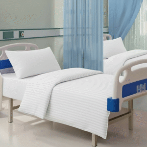 Maples Hospital Stripe Polycotton Duvet Cover | Elegant Stripes, Luxury Thread Counts, Multiple Sizes. - Image 1