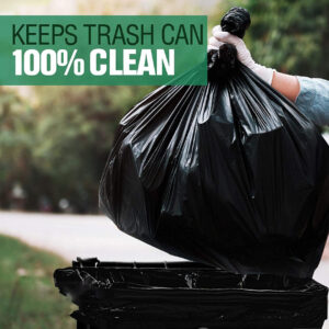 Premium Heavy-Duty Garbage Bags - 95x115cm, 10 Kg, Black. - Image 3