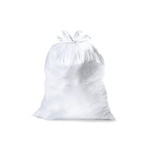 Bathroom Oxy-Degradable Plastic Garbage Bags (50x60 CM, 10kg) - HD White Color. - Image 1