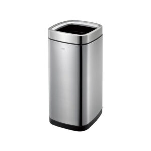 EKO Open-Top Stainless Steel Fingerprint-Resistant Square Bin (Available in Multiple Sizes) - Image 3