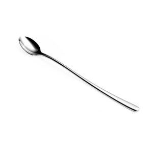 Plain One Piece Stainless Steel Ice Tea Spoon, Sleek Design, Premium Quality. - Image 1