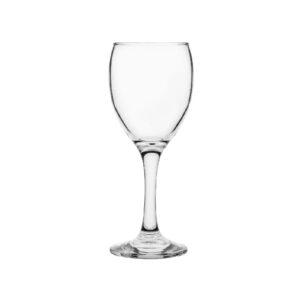 Maples Wine Glasses Set of 6 - 260ml Crystal Clear Stemware for Dining. - Image 1