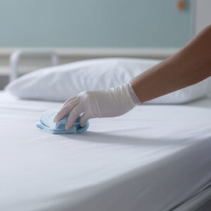 Maples Hospital Pure White 100% Cotton Flat Sheets - Available in 220 & 300 Thread Counts for Ultimate Comfort - Image 2