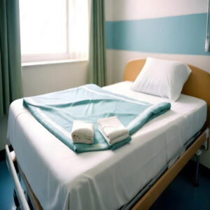 Maples Hospital Pure White Polycotton Fitted Bed Sheet | Premium Comfort | Thread Counts 144-300, Various Sizes. - Image 1