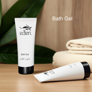 Eden 30ml Bath Gel, Hotel Guest Room Amenities, Travel-Friendly Toiletries.