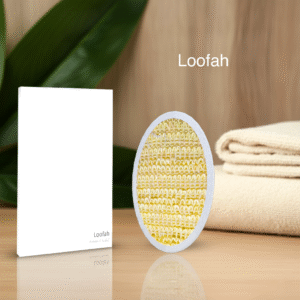 Eden Bath Loofah, Travel-Friendly Hotel Guest Room Amenities in White Paper Box. - Image 1