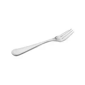 Bordered Stainless Steel Cake Fork, 14.5 cm, Elegant 6 Pieces set for Perfect Dessert Serves. - Image 1