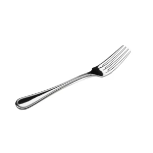 Bordered Stainless Steel Dinner Fork, Set of 6 Pieces, Elegant & Durable Dining Cutlery. - Image 1