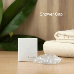 Eden Disposable Shower Cap, Premium Hotel Amenity & Travel Grooming Essential. - Image 1