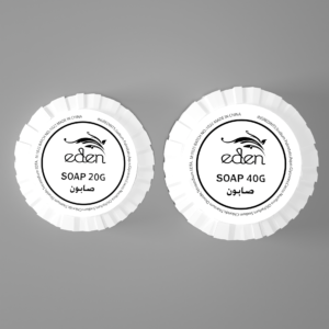 Eden Wrapped Soap Bar, 20g & 40g, Premium Hotel Guest Room Amenities, Travel-Friendly Toiletries. - Image 1
