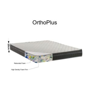 Ortho Plus Posture Support Medical Mattress - 15cm Rebounded Core, 5cm High-Density Foam, Deep Quilting for Ultimate Comfort & Relief. - Image 3