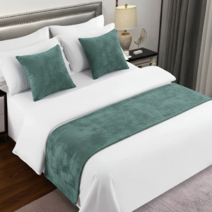 Maples Solid Double-Sided Bed Runner – Soft Chenille Fabric, Fade-Resistant and Durable, Available in Multiple Sizes for a Perfect Fit - Image 1