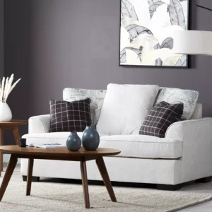 Weyline Solid Wood Oval Coffee Table with Urban Loft Style, Durable & Contemporary Design. - Image 5