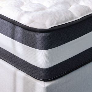 Luxuria Bonnell Spring Foam Mattress, Medium-Soft Comfort, Tight-Top Design with 7-Year Warranty. - Image 1