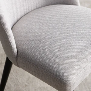 Stanton 6-Seater Dining Set, Sophisticated Rectangular Dining Table with Veneer Finish & Upholstered Chairs. - Image 2