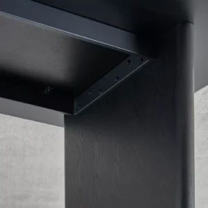 Stanton 6-Seater Dining Set, Sophisticated Rectangular Dining Table with Veneer Finish & Upholstered Chairs. - Image 6