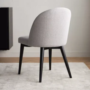 Stanton 6-Seater Dining Set, Sophisticated Rectangular Dining Table with Veneer Finish & Upholstered Chairs. - Image 8