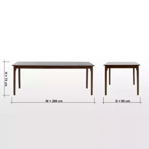 Homestead Style Kansas 8-Seater Dining Set, Durable Engineered Wood Table with Padded Chairs, Made in Malaysia. - Image 10