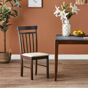 Homestead Style Kansas 8-Seater Dining Set, Durable Engineered Wood Table with Padded Chairs, Made in Malaysia. - Image 6