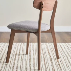 Royce 6-Seater Dining Set - Modern Engineered Wood Table with Fabric Upholstered Chairs, Durable & Stylish, Made in Malaysia. - Image 6