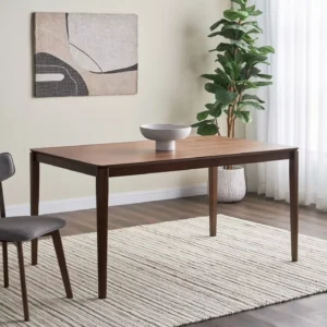 Royce 6-Seater Dining Set - Modern Engineered Wood Table with Fabric Upholstered Chairs, Durable & Stylish, Made in Malaysia. - Image 2