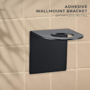 White Shop 3-Piece Set Wall-Mount Plastic Bottle Dispenser, Durable & Convenient Storage Solution. - Image 4
