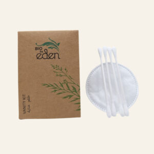 Eden Eco-Friendly Vanity Kit, Premium Hotel Amenity & Travel Grooming Tool, Packaged in Kraft Paper Box. - Image 1