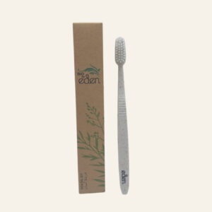 Eden Eco-Friendly Dental Kit – Travel-Friendly Hotel Amenity with Wheat Straw Toothbrush, 3g Toothpaste in Eco-Friendly Kraft Paper Box. - Image 1