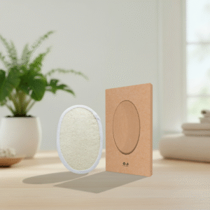 Eden Eco-Friendly Bath Loofah in Kraft Paper Box - Sustainable Travel & Hotel Guest Room Amenities. - Image 2