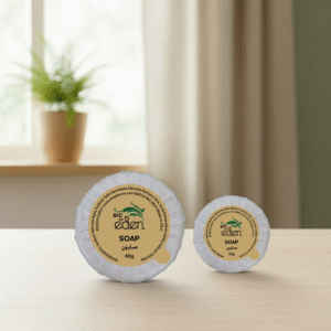 Eden Eco-Friendly Wrapped Soap Bar 20g & 40g, Premium Hotel Amenities, Travel-Sized Lux Fragrance. - Image 1