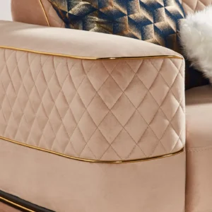 Casa 3-Seater Velvet Sofa - Image 4