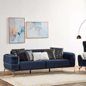 Casa 3-Seater Velvet Sofa - Image 2