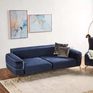 Casa 3-Seater Velvet Sofa - Image 9