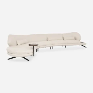 Creswell 6-Seater Sofa, Beige - Image 1