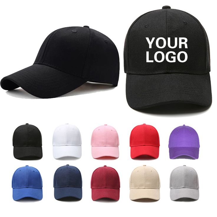 Brushed cotton caps with custom embroidered logos for stylish promotional gifts