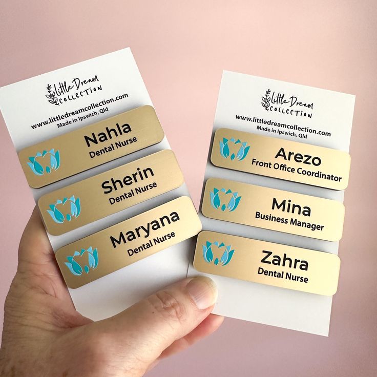 Custom engraved and epoxy badges with hotel and corporate logo branding