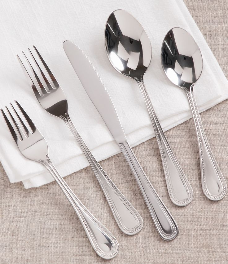 Premium stainless steel cutlery sets – forks, knives, and spoons for dining and events