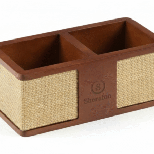 Maples Sandalwood Shadow & Beech Light Dual Compartment Storage Box - Image 1
