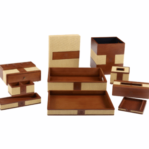 Maples Sandalwood Shadow & Beech Light Series – a warm, earthy collection of wooden and leather-inspired accessories - Image 1