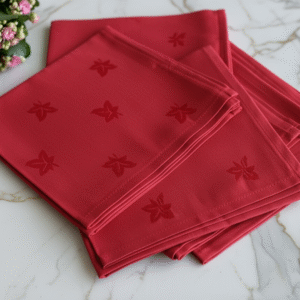 Maples Ivy Leaf Design Damask Napkin – Available in Multiple Colors & Multiple Sizes for Elegant Dining - Image 5