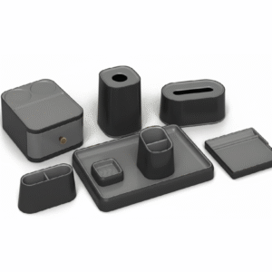 Maples Hotel Leather Accessories - Carbon Black Leather Collection - Image 1