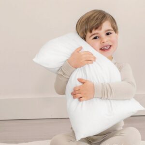 Maples Baby Pillow – 300g Filling with 220 TC Cotton Outer, Soft & Breathable, White Color - Image 2