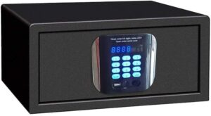 Maples Heavy-Duty Electronic Safety Box with Digital Lock, Audit Trail & 15” Laptop Capacity – Secure & Reliable