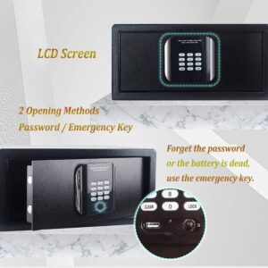 Maples Heavy-Duty Electronic Safety Box with Digital Lock, Audit Trail & 15” Laptop Capacity – Secure & Reliable - Image 3
