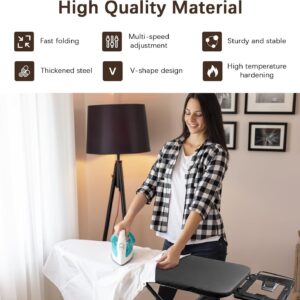 Maples Iron Board – Steel Mesh Top, Heat-Resistant Rest, Adjustable Height, Non-Slip, Dark Gray Cover - Image 4