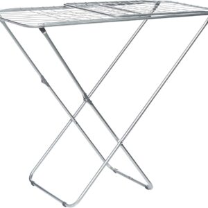 Maples Folding Clothes Dryer – Sturdy Steel Construction with Spacious Drying Area, 20 m (Silver) - Image 1